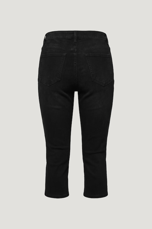Stretch High Rise Slim Capri Jeans