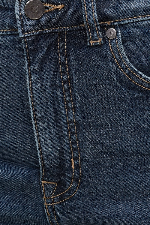 Stretch High Rise Slim Capri Jeans